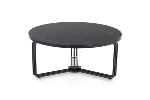 HALMAR Konferenčný stolík ANTICA 80 cm čierny