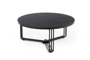 HALMAR Konferenčný stolík ANTICA 80 cm čierny