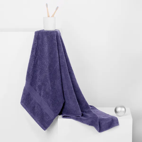 Bavlnený uterák DecoKing Mila 70 x 140 cm fialový, veľkosť 70x140