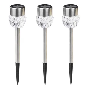 Haushalt international Solární zahradní osvětlení Crystal, 3 ks