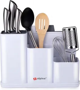 Alpina Stojan na kuchyňské náčiní s 2 prkénky
