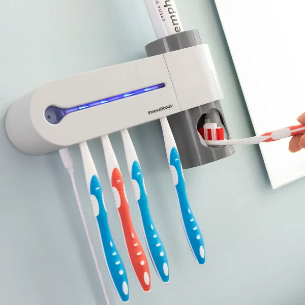 InnovaGoods UV sterilizační stanice na zubní kartáčky Smiluv