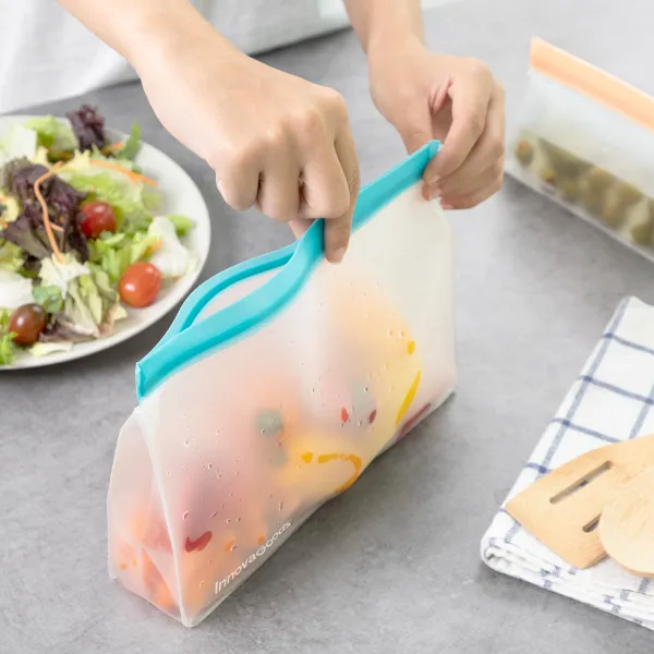 InnovaGoods Sada uzavíratelných sáčků na potraviny Zags, 6 ks