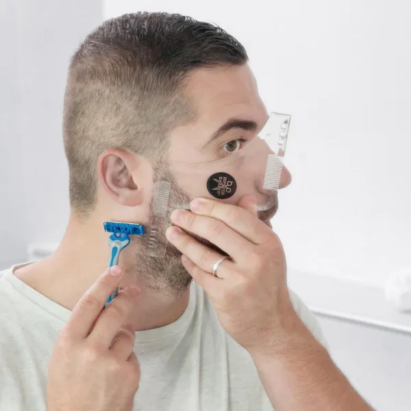 InnovaGoods Šablona pro holení vousů Barber