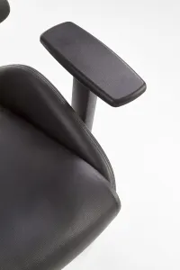 HALMAR Kancelárska stolička Hese čierna/sivá