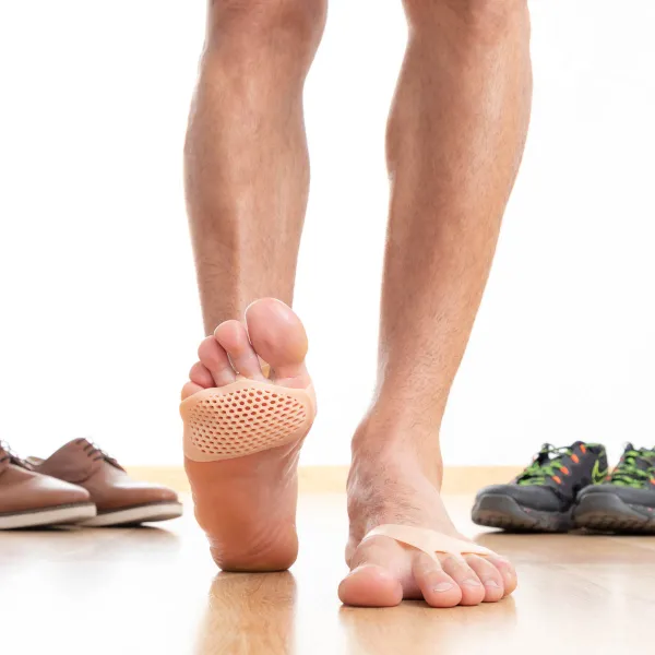 InnovaGoods Silikonové gelové metatarzální podložky SilStep, 2 ks