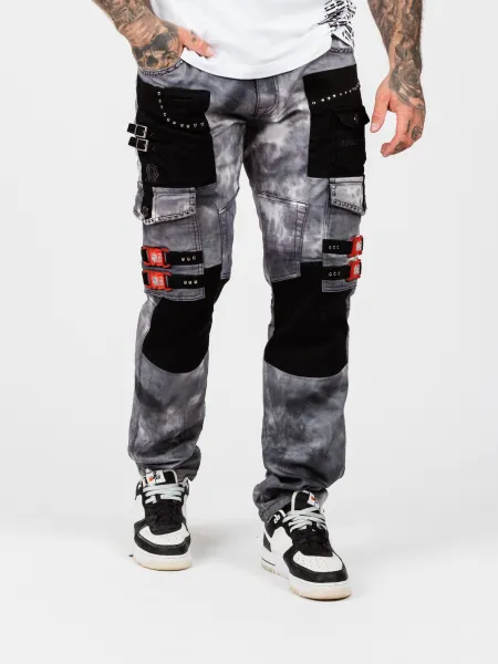Pánske rifle CIPO & BAXX CD805 GRAY Farba: Sivá, Konfekčná veľkosť: W30/L34