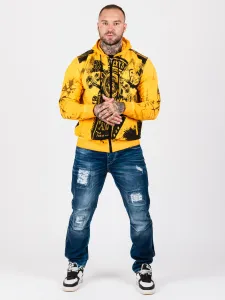 Pánska mikina CIPO & BAXX CL561 MUSTARD Farba: Žltá, Konfekčná veľkosť: M