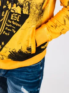 Pánska mikina CIPO & BAXX CL561 MUSTARD Farba: Žltá, Konfekčná veľkosť: M