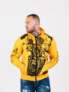 Pánska mikina CIPO & BAXX CL561 MUSTARD Farba: Žltá, Konfekčná veľkosť: M