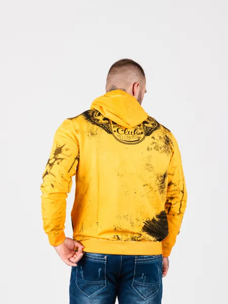 Pánska mikina CIPO & BAXX CL561 MUSTARD Farba: Žltá, Konfekčná veľkosť: M