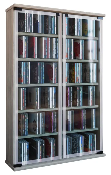 Regál Na Cd Galerie Š: 60 Cm Dub Sonoma
