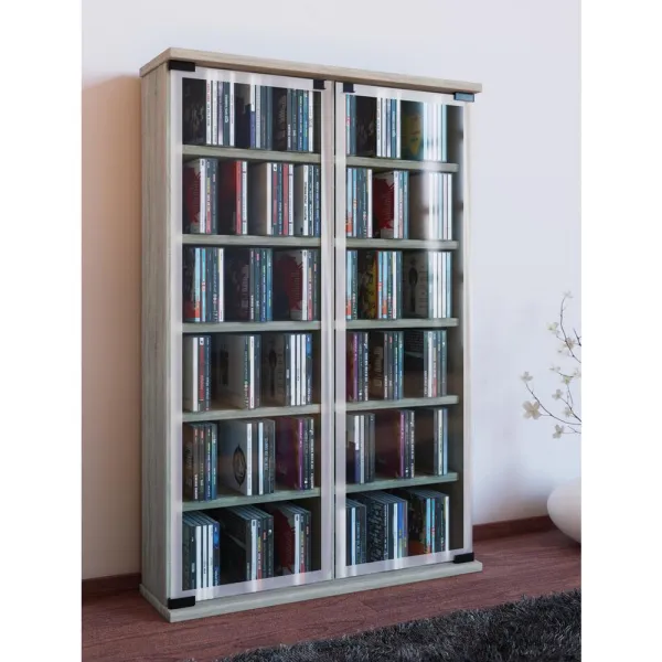 Regál Na Cd Galerie Š: 60 Cm Dub Sonoma