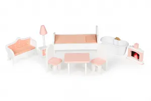 Veľký domček pre bábiky Barbie so súpravou nábytku