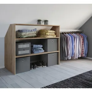 Regál Pod Skosenú Stenu 90/100/50 Cm, Dub Sonoma