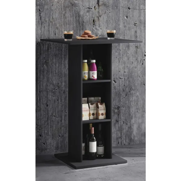 Barový Stôl Standos Čierny Š: 70cm