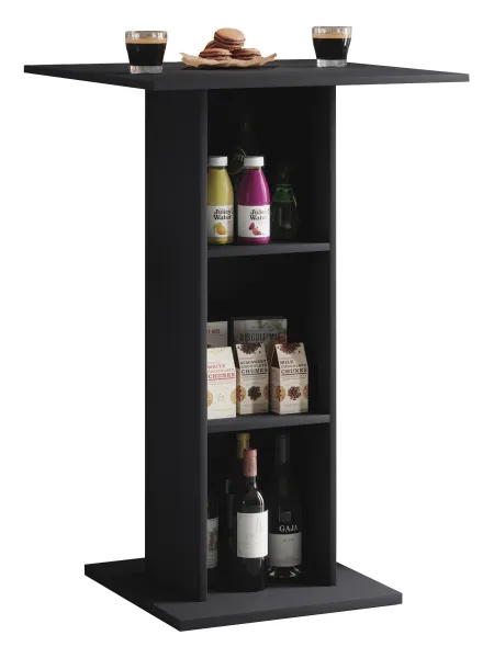 Barový Stôl Standos Čierny Š: 70cm