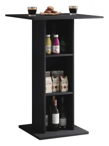 Barový Stôl Standos Čierny Š: 70cm