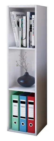 Regál Na Šanóny Š: 34 Cm, Biely