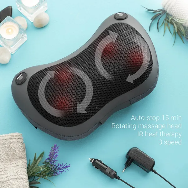 InnovaGoods Kompaktní masážní polštář Shiatsu Shissage