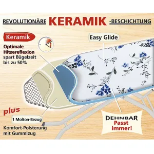 Poťah na žehliacu dosku "Keramika", modrá