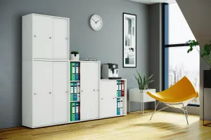 VCM Kancelářská skříň Lona XL, bílá