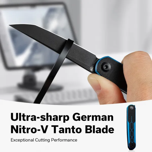 Civivi KwaiQ C23015-3 Nitro-V Blue/Black G10