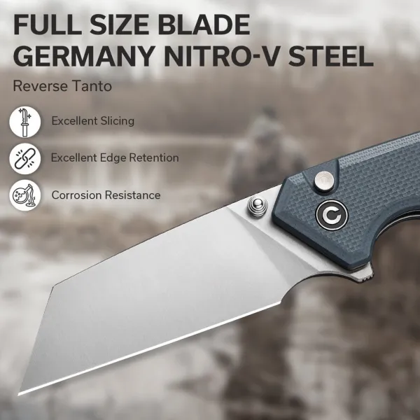 Civivi Amirite Nitro-V C23028-1 G10 Blue