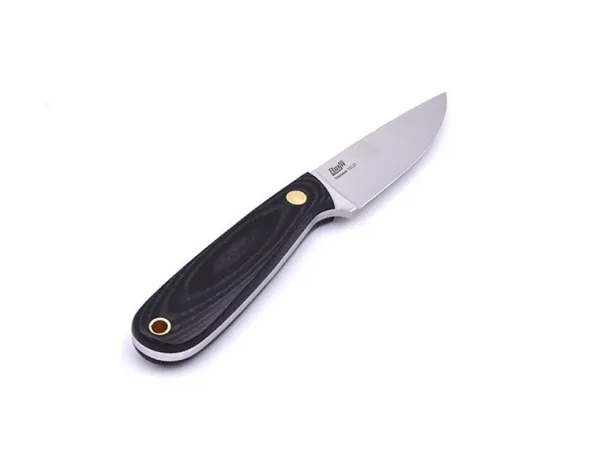 Brisa (EnZo) Nôž Brisa Necker 70 Flat / Black Micarta / Multicarry
