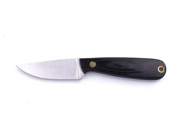 Brisa (EnZo) Nôž Brisa Necker 70 Flat / Black Micarta / Multicarry
