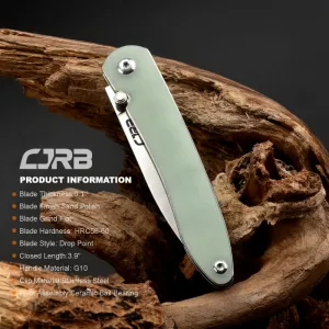 CJRB Ria J1917 Natural Jade G10