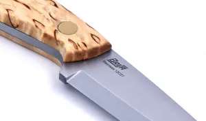 Brisa (EnZo) Nôž Brisa Necker 70 Scandi / Curly Birch / Leather