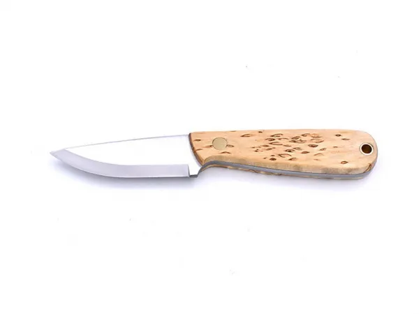 Brisa (EnZo) Nôž Brisa Necker 70 Scandi / Curly Birch / Leather
