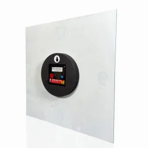 Dekoračnésklenenéhodiny30cmsjazerom46800