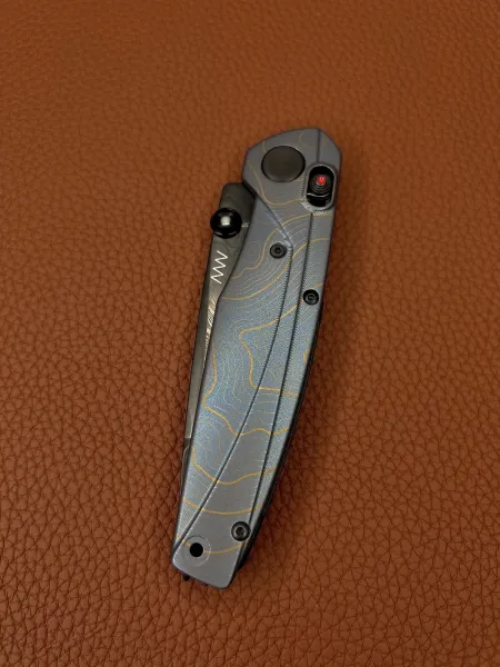 ANV A100 BB - Elmax Core DLC, MOKU-TI 3D Grey/Blue/Orange ANVA100-013-3