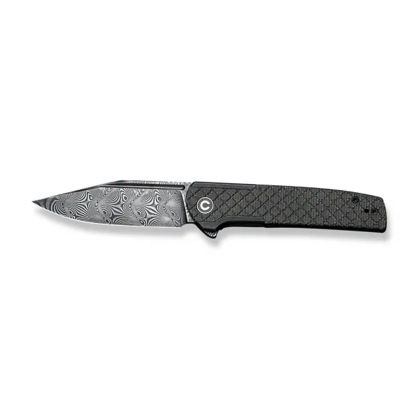 Civivi Cachet C20041B-DS1 Black Micarta Damascus Diamond Patterned