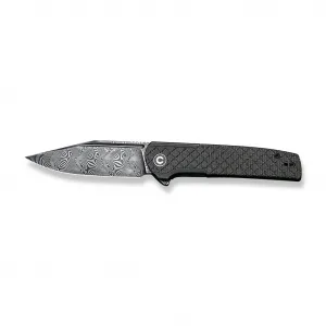 Civivi Cachet C20041B-DS1 Black Micarta Damascus Diamond Patterned