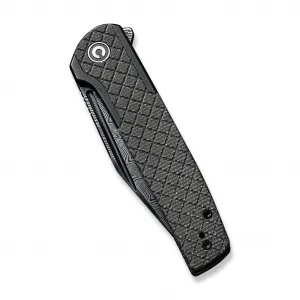 Civivi Cachet C20041B-DS1 Black Micarta Damascus Diamond Patterned