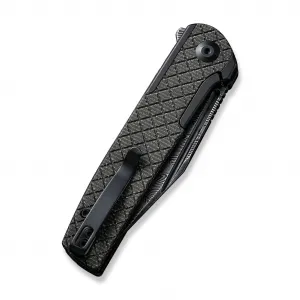 Civivi Cachet C20041B-DS1 Black Micarta Damascus Diamond Patterned