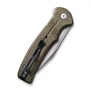 Civivi Cogent C20038D-5 Green Micarta