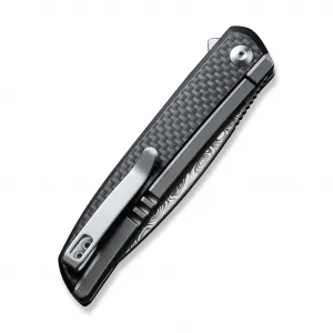 Civivi Savant C20063B-DS1 Black G10 Damascus