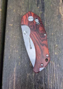 Willumsen Red E Two-Tone Stone Rosewood