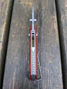 Willumsen Red E Two-Tone Stone Rosewood