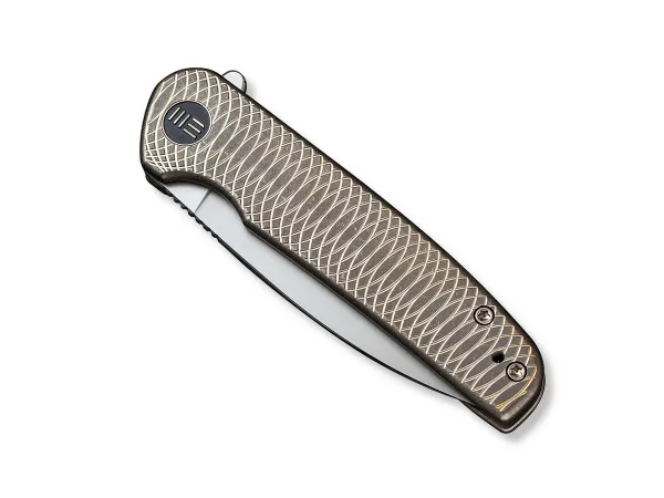 Nôž We Knife Shakan WE20052C-2 GoldenTitanium CPM20CV