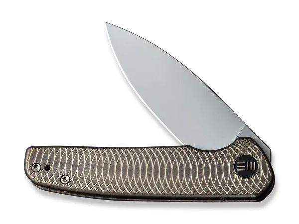 Nôž We Knife Shakan WE20052C-2 GoldenTitanium CPM20CV