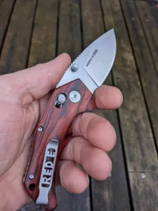 Willumsen Red E Two-Tone Stone Rosewood