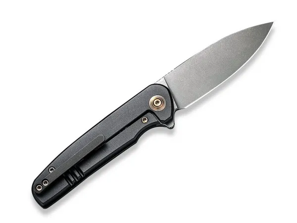 Nôž We Knife Shakan WE20052B-1 Black Titanium CPM20CV