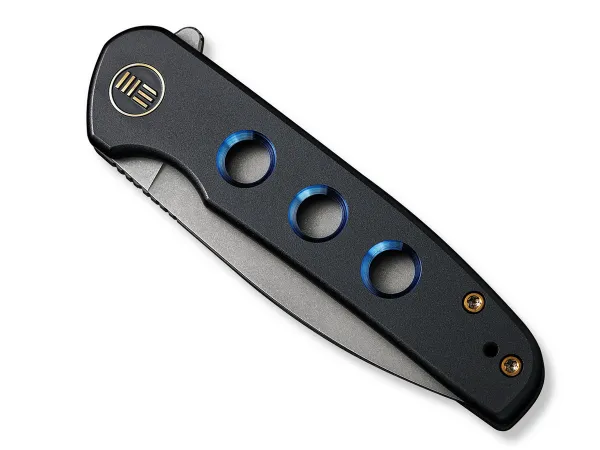 Nôž We Knife Shakan WE20052B-1 Black Titanium CPM20CV
