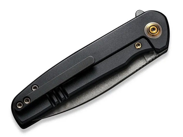 Nôž We Knife Shakan WE20052B-1 Black Titanium CPM20CV