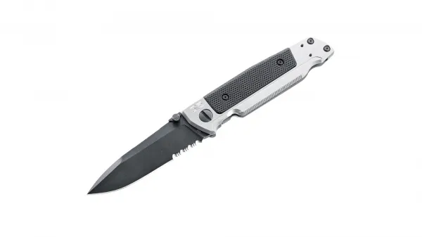 Walther Q5 Steel Frame Folder Black Serrated